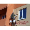 Покраска фасадов способом промышленного альпинизма
